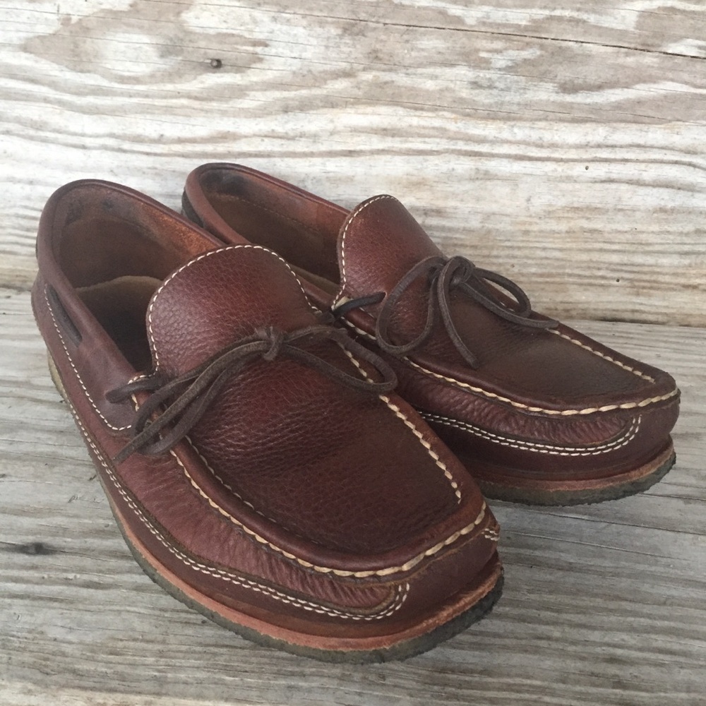 1850 Johnston And Murphy Brown moccasin  size 9